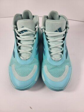 Adidas Bounce Legends Women's Hoops Sneakers - Flash Aqua / Teal Size 7